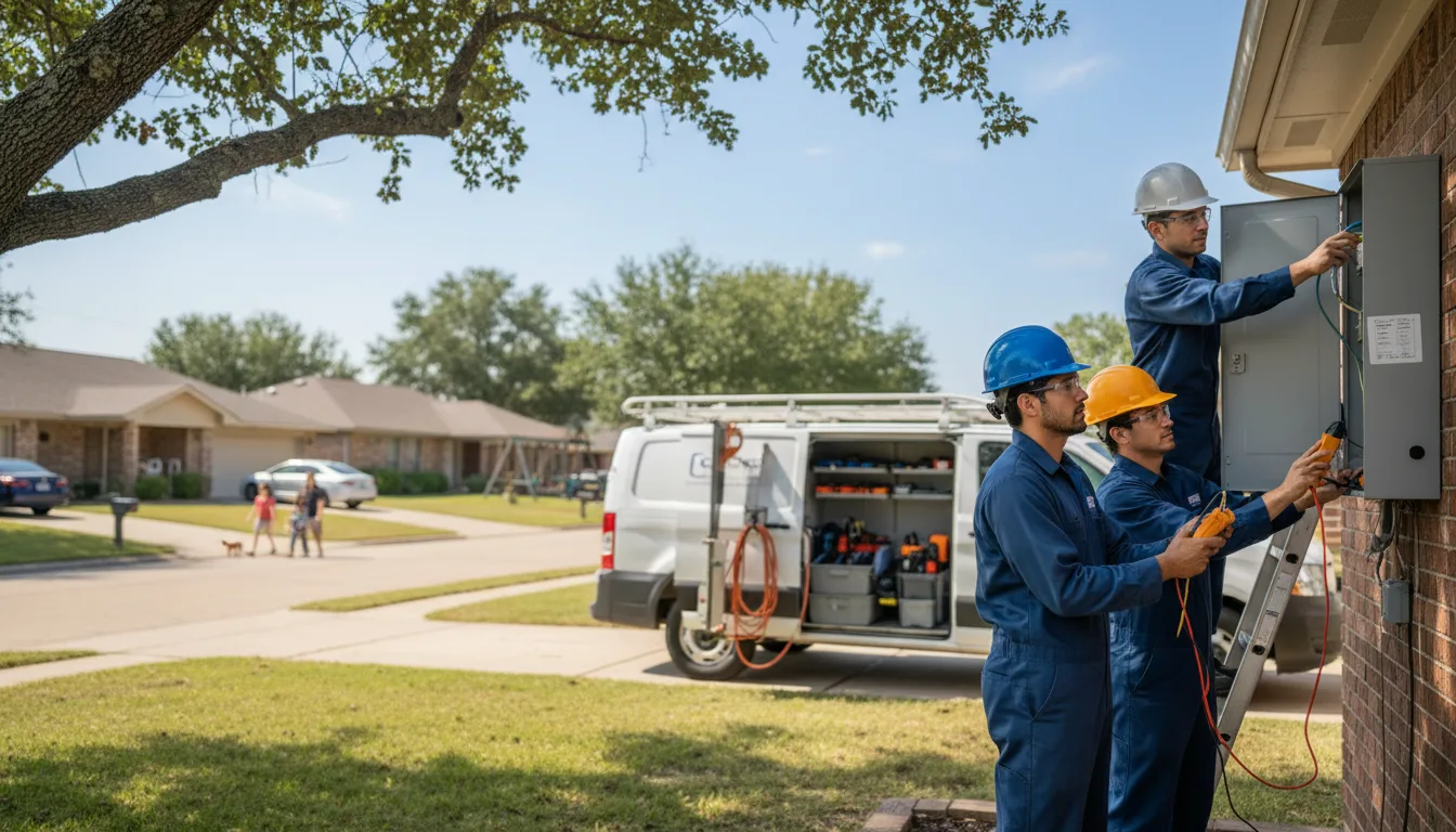 Certified electrician providing emergency electrical services in Honey Creek, IA